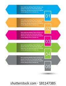 Modern Design Template, can be used for info-graphics, banners for web layout.