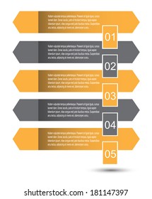 Modern Design Template, can be used for info-graphics, banners for web layout.