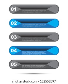 Modern Design Template, can be used for info-graphics, banners for web layout.