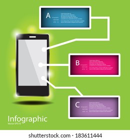 Modern Design template / can be used for infographics / numbered banners / horizontal cutout lines / graphic or website layout vector in EPS 10 format. 