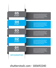 Modern Design Template, can be used for info-graphics, banners for web layout.
