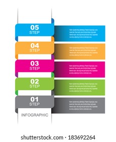 Modern Design Template, can be used for info-graphics, banners for web layout.