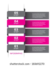 Modern Design Template, can be used for info-graphics, banners for web layout.
