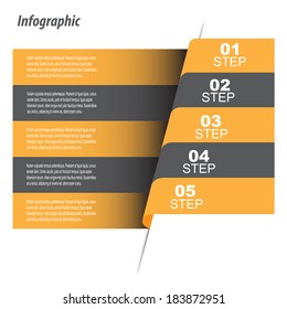 Modern Design Template, can be used for info-graphics, banners for web layout.