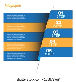 Modern Design Template, can be used for info-graphics, banners for web layout.