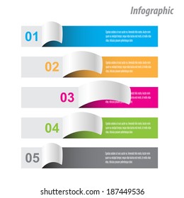 Modern Design Template, can be used for info-graphics, banners for web layout.