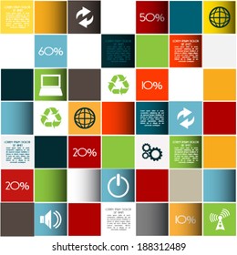 Modern Design template / can be used for infographics 