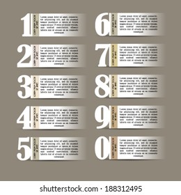 Modern Design template / can be used for infographics 