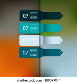 Modern Design template can be used for infographics