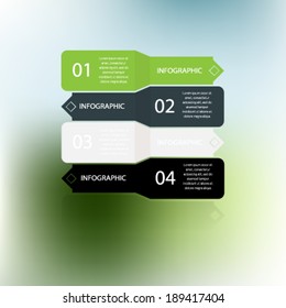 Modern Design template can be used for infographics