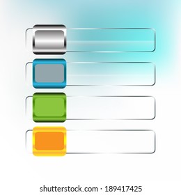 Modern Design template can be used for infographics