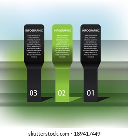 Modern Design template can be used for infographics