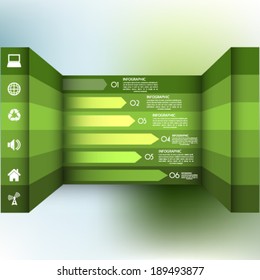 Modern Design template can be used for infographics