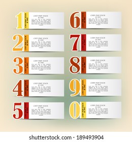 Modern Design template can be used for infographics