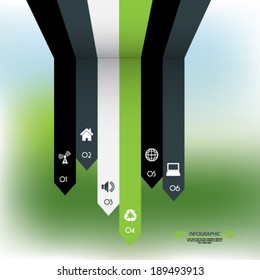 Modern Design template can be used for infographics