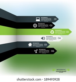 Modern Design template can be used for infographics