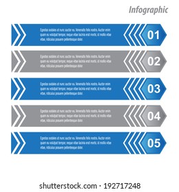 Modern Design Template, can be used for info-graphics, banners for web layout.