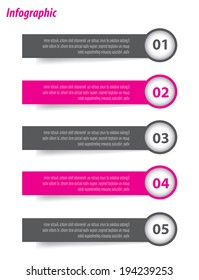 Modern Design Template, can be used for info-graphics, banners for web layout.
