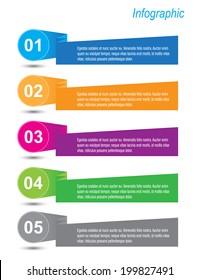 Modern Design Template, can be used for info-graphics, banners for web layout.