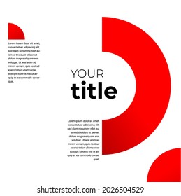 Modern Design Template. Can Be Used For Infographics , Numbered Banners, Horizontal Cutout Lines , social media ads, etc.