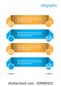 Modern Design Template, can be used for info-graphics, banners for web layout.