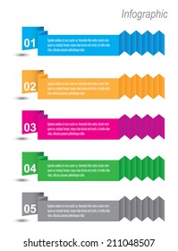 Modern Design Template, can be used for info-graphics, banners for web layout.