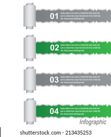Modern Design Template, can be used for info-graphics, banners for web layout.