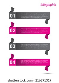 Modern Design Template, can be used for info-graphics, banners for web layout.
