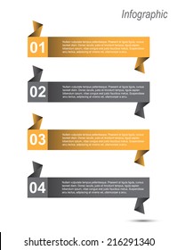 Modern Design Template, can be used for info-graphics, banners for web layout.