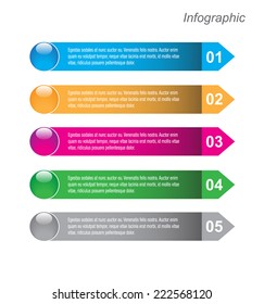 Modern Design Template, can be used for info-graphics, banners for web layout.