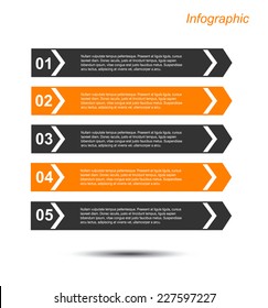 Modern Design Template, can be used for info-graphics, banners for web layout.