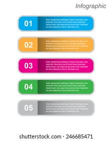 Modern Design Template, can be used for info-graphics, banners for web layout.
