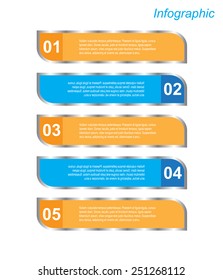 Modern Design Template, can be used for info-graphics, banners for web layout.