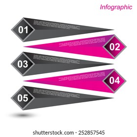 Modern Design Template, can be used for info-graphics, banners for web layout.