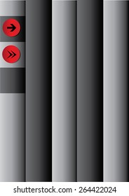 Modern Design template / can be used for banners / cutout lines / graphic or website layout vector