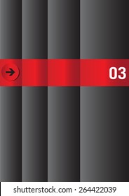 Modern Design template / can be used for banners / cutout lines / graphic or website layout vector