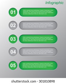 Modern Design Template, can be used for info-graphics, banners for web layout.