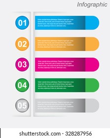 Modern Design Template, can be used for info-graphics, banners for web layout.