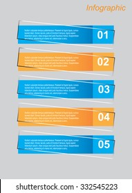 Modern Design Template, can be used for info-graphics, banners for web layout.