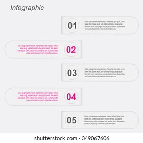 Modern Design Template, can be used for info-graphics, banners for web layout.