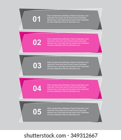 Modern Design Template, can be used for info-graphics, banners for web layout.