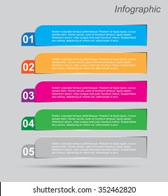 Modern Design Template, can be used for info-graphics, banners for web layout.