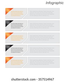 Modern Design Template, can be used for info-graphics, banners for web layout.