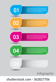 Modern Design Template, can be used for info-graphics, banners for web layout.