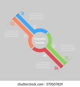 Modern Design template / can be used for info-graphics / numbered banners / graphic or website layout vector
