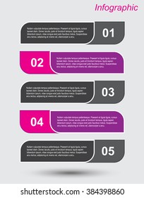 Modern Design Template, can be used for info-graphics, banners for web layout.
