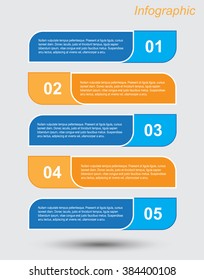 Modern Design Template, can be used for info-graphics, banners for web layout.