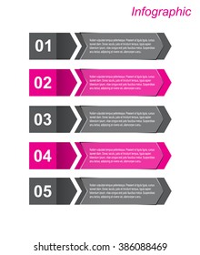Modern Design Template, can be used for info-graphics, banners for web layout.