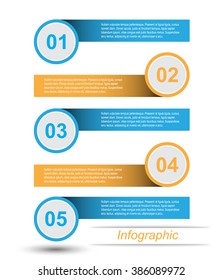 Modern Design Template, can be used for info-graphics, banners for web layout.