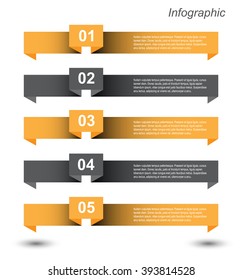 Modern Design Template, can be used for info-graphics, banners for web layout.